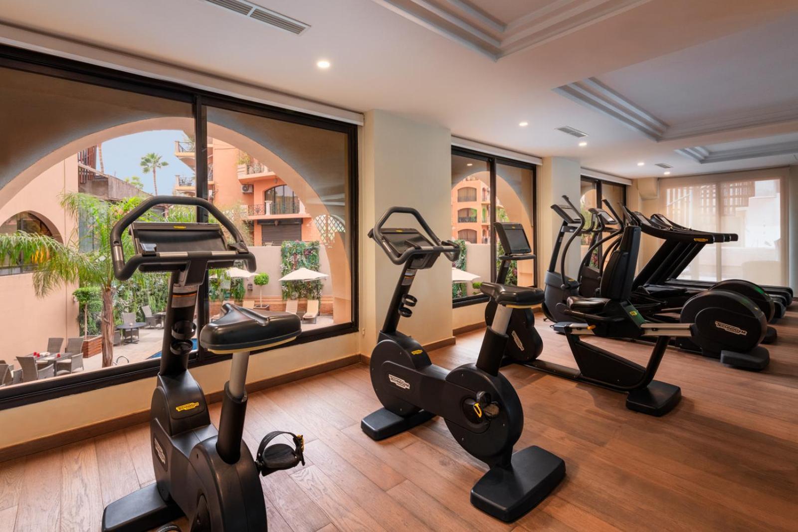 Hivernage Hotel & Spa Marrakesh Esterno foto The gym at the hotel