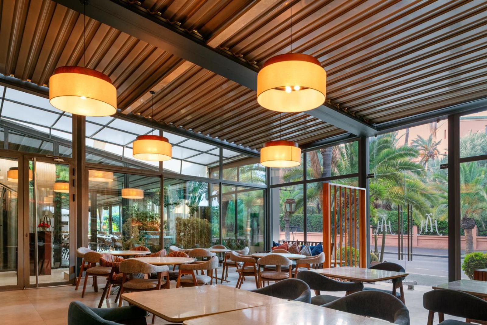 Hivernage Hotel & Spa Marrakesh Esterno foto The interior of the restaurant