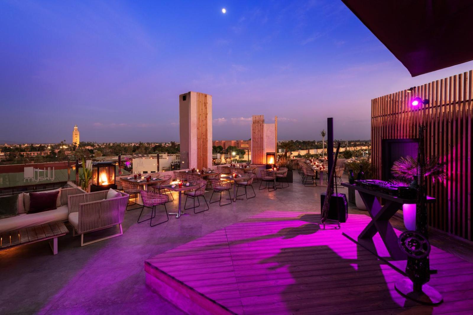Hivernage Hotel & Spa Marrakesh Esterno foto The Sky Bar