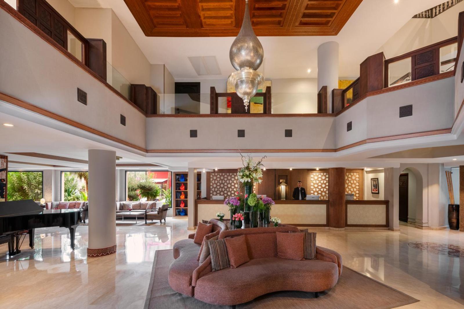 Hivernage Hotel & Spa Marrakesh Esterno foto The lobby of the hotel